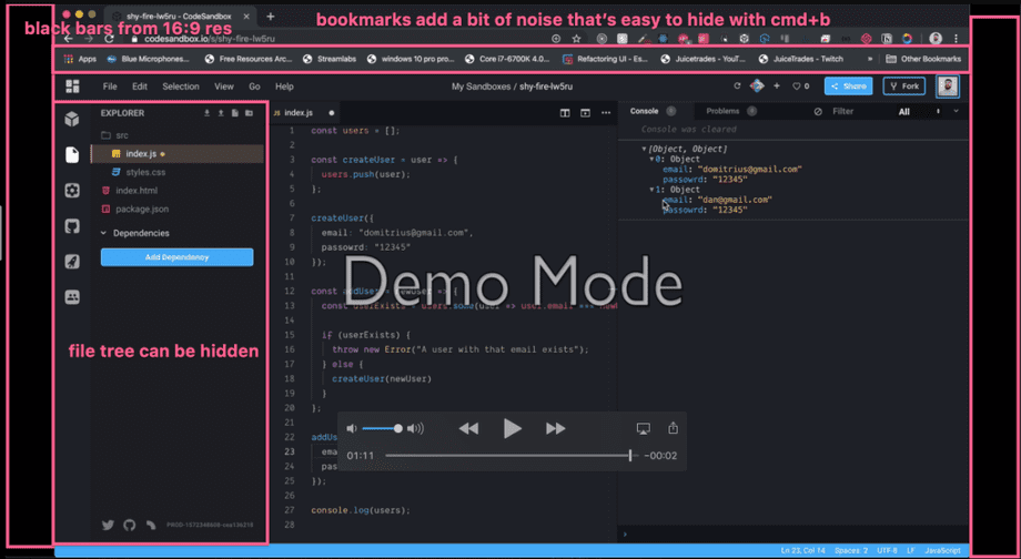 Screen Setup Image